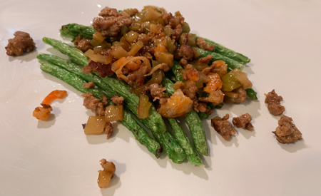 String Beans with Minced Pork and Dry Shrimps 螞蟻上樹 