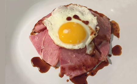 Ham and Egg on Rice 火腿煱蛋飯
