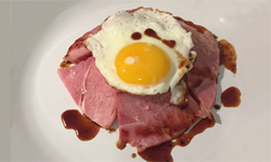 Ham and Egg on Rice 火腿煱蛋飯