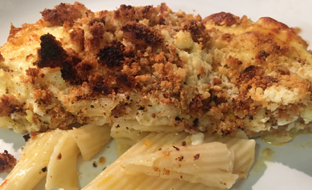 Mac and Cheese with Spicy Italian Sausage
