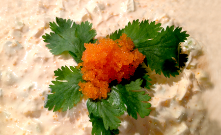 Caviar Dip with Flying Fish Eggs