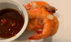 Sauté Shrimps with Spicy Ponzu Sauce