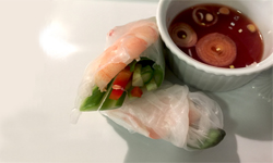 Vietnamese Shrimp Wraps with Shallot Dipping Sauce