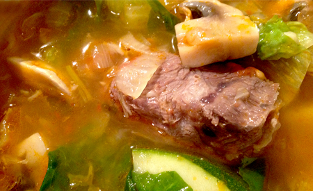 Vegetable Soup with Beef